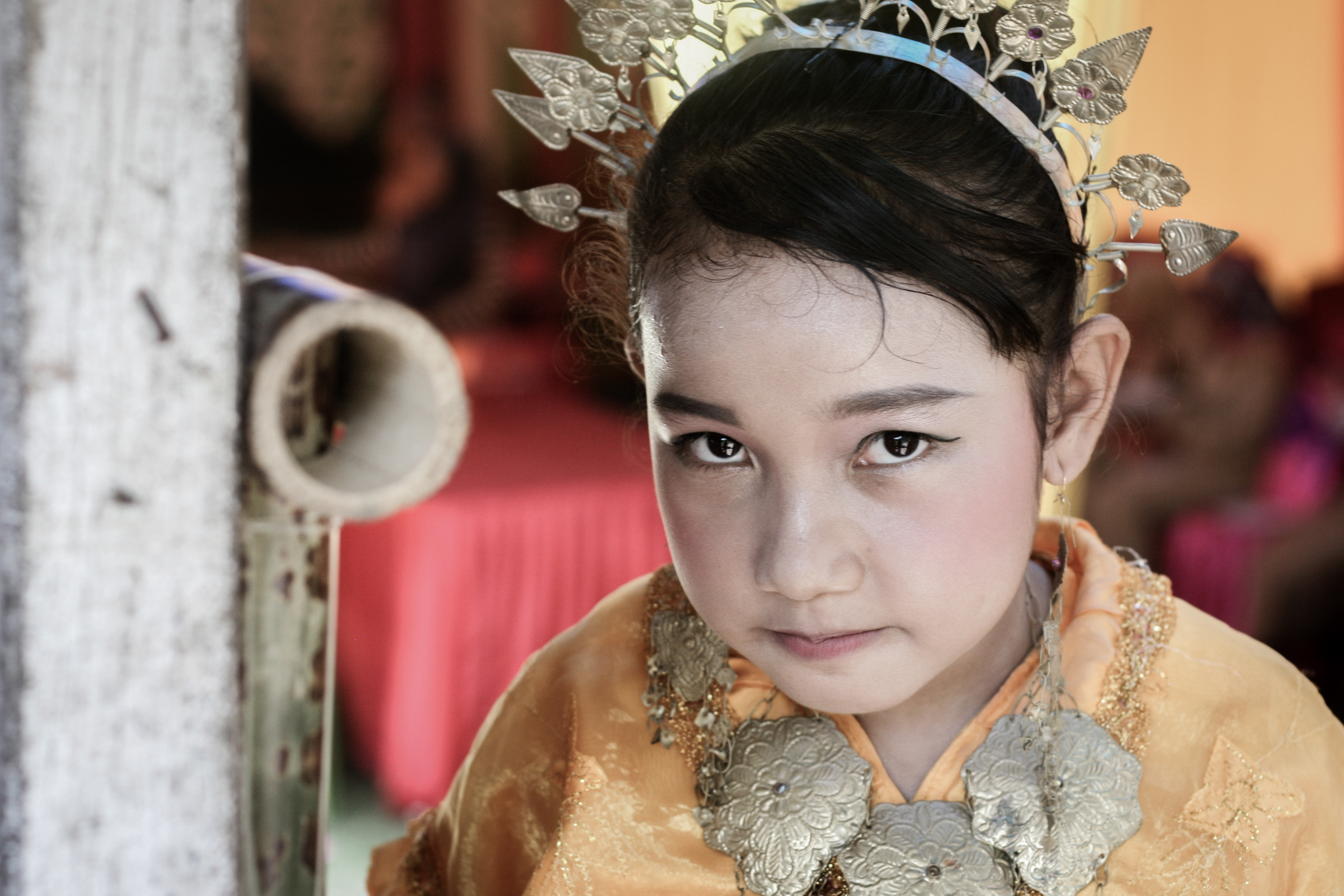 Selayar girl at a penikah ceremony, 2007.