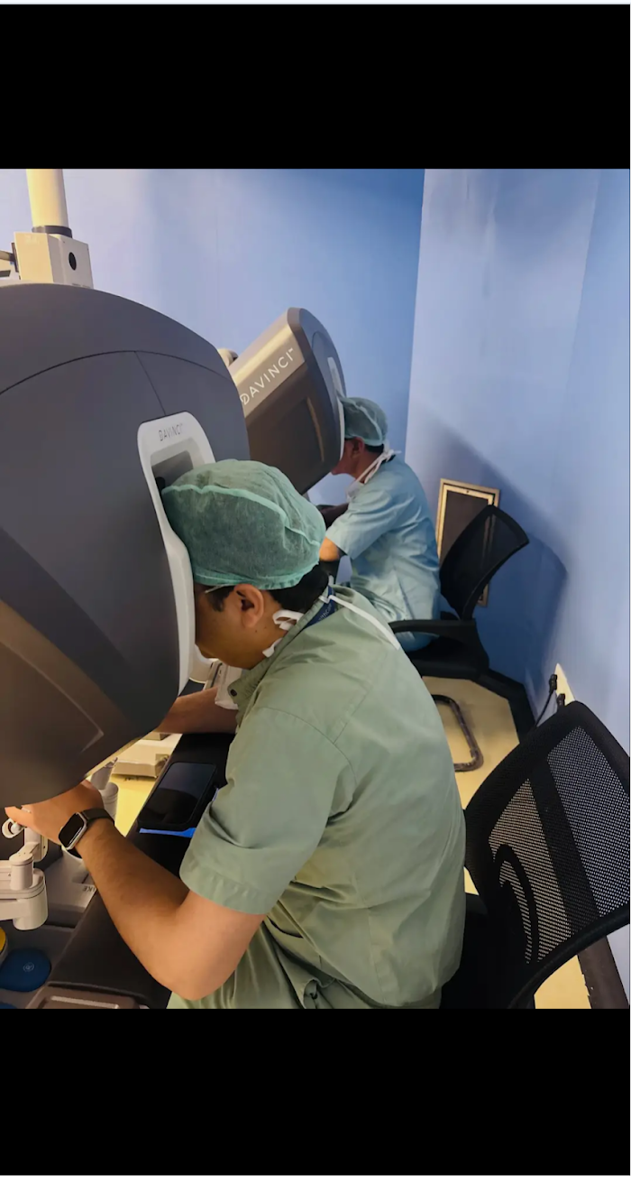 Dr Singh performing RARP using dual-console DaVinci xi robotic surgical system 2026 april 