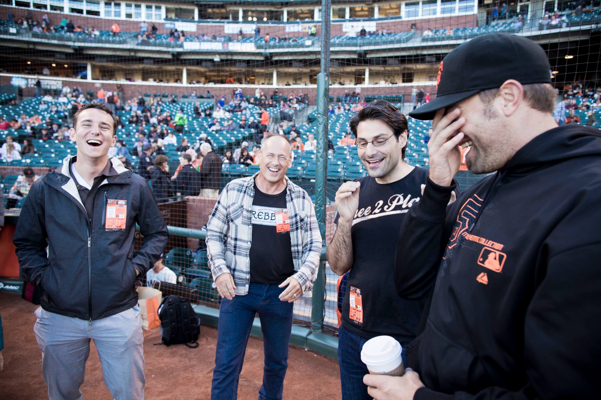David Batstone, Mark Wexler, and Jeremy Affeldt at the Free2Play launch
