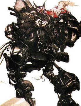 Terra riding her Magitek Armor Terra riding her Magitek Armor