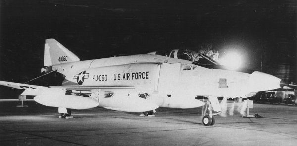 McDonnell RF-4C-22-MC Phantom Serial 64-1060 22d TRS. This was the first RF-4C to arrive at Toul, July 1965