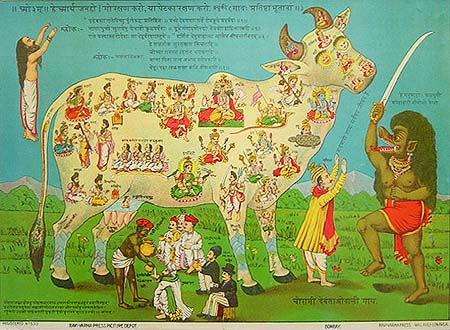 A poster to request Muslims to stop cow-[...]