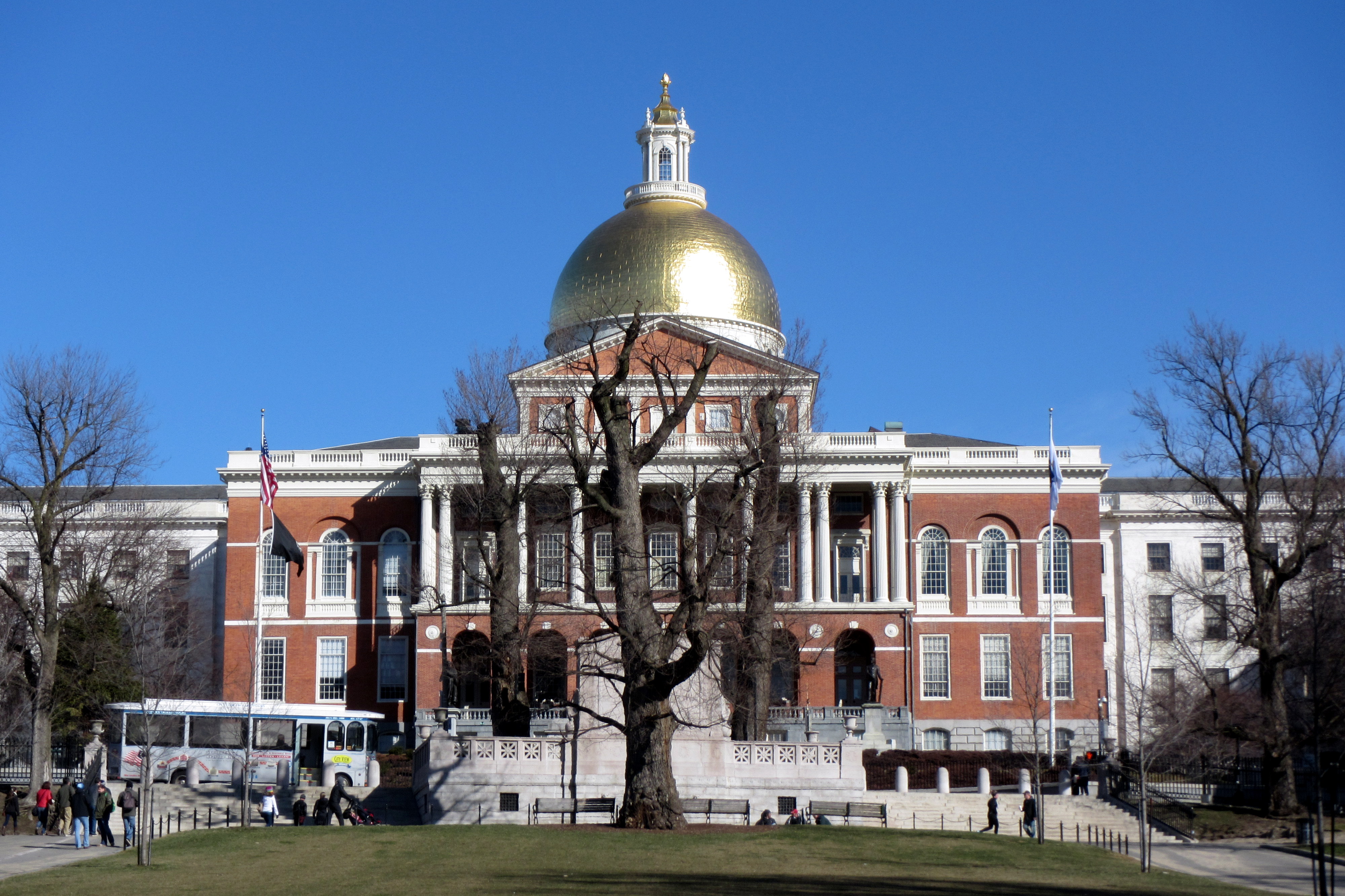 The Massachusetts State House in Boston, the seat of the legislature