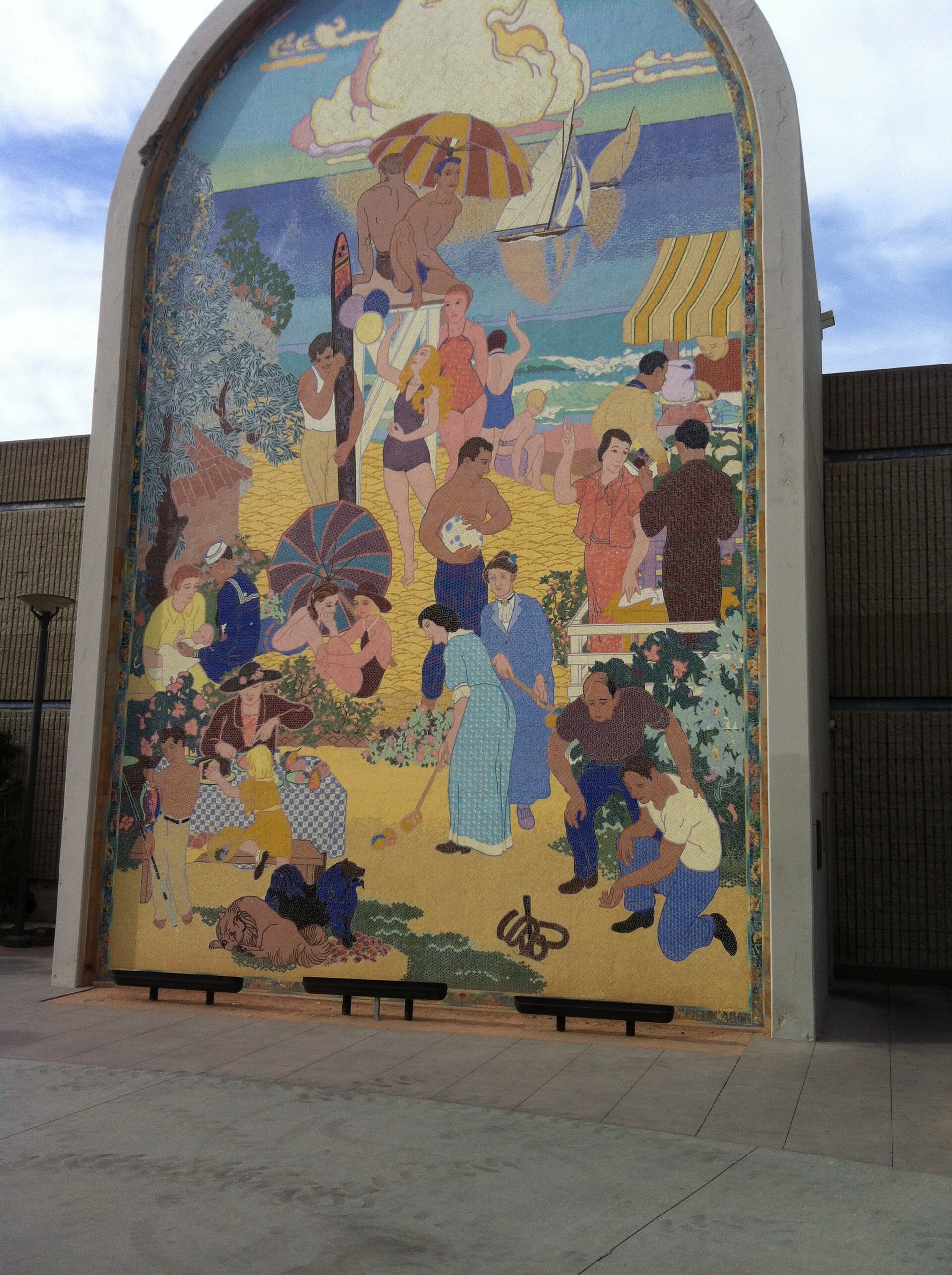 Long Beach Municipal Auditorium Mural