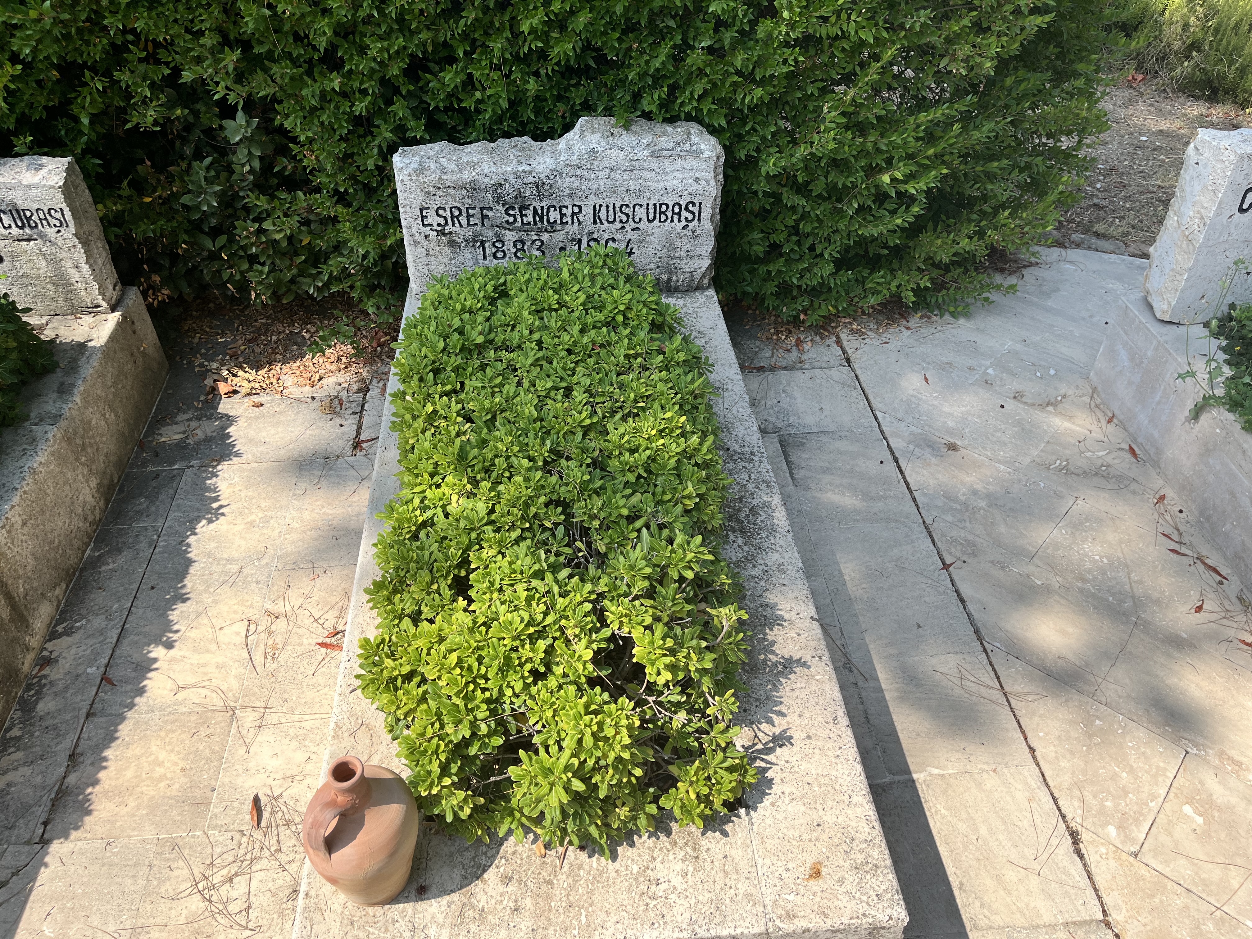 His grave in Granta Cemetery