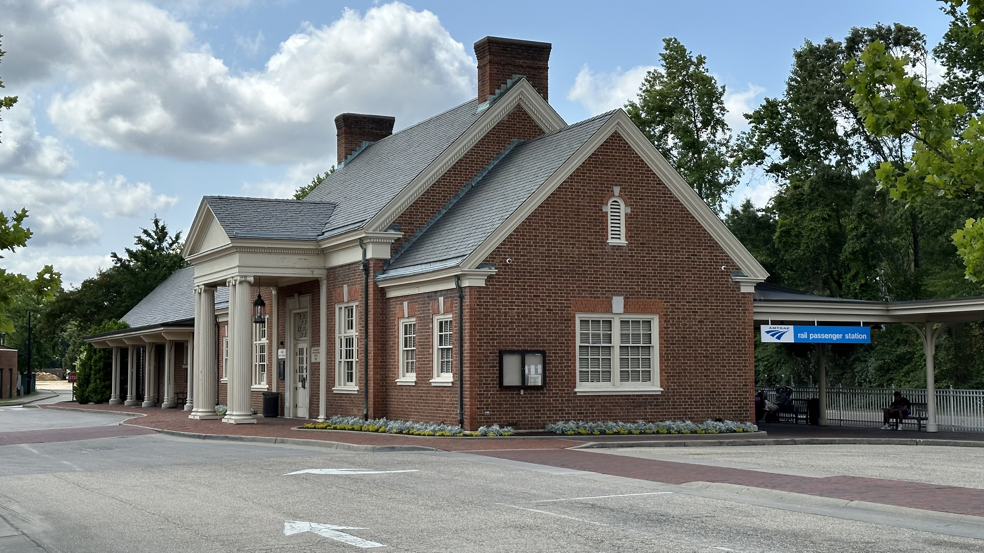 Amtrak's Williamsburg station. This station is served by the Northeast Regional and is set to be a station for the route.