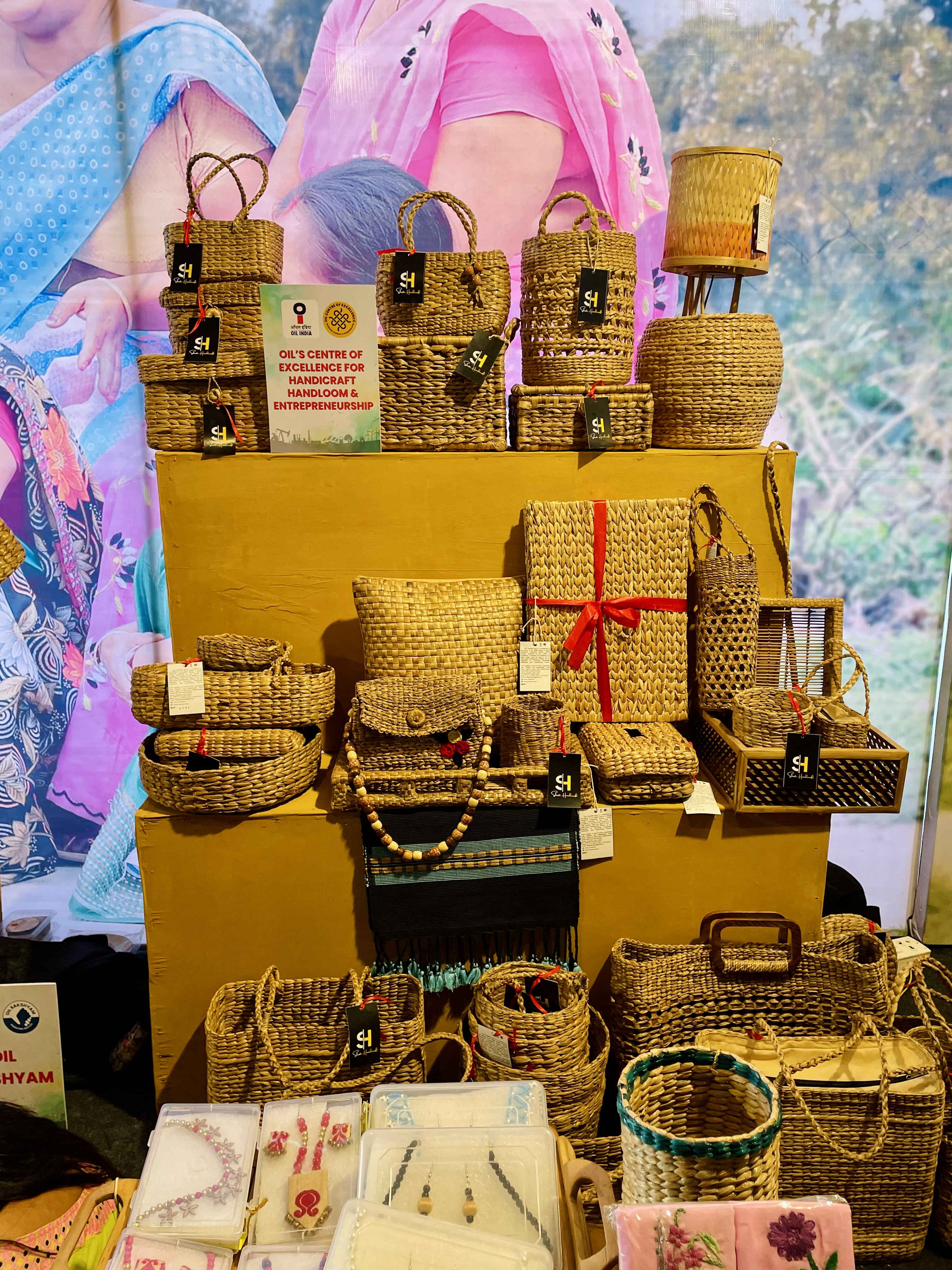 Exhibition of Products of Pani Meteka craft under CSR initiative of Oil India