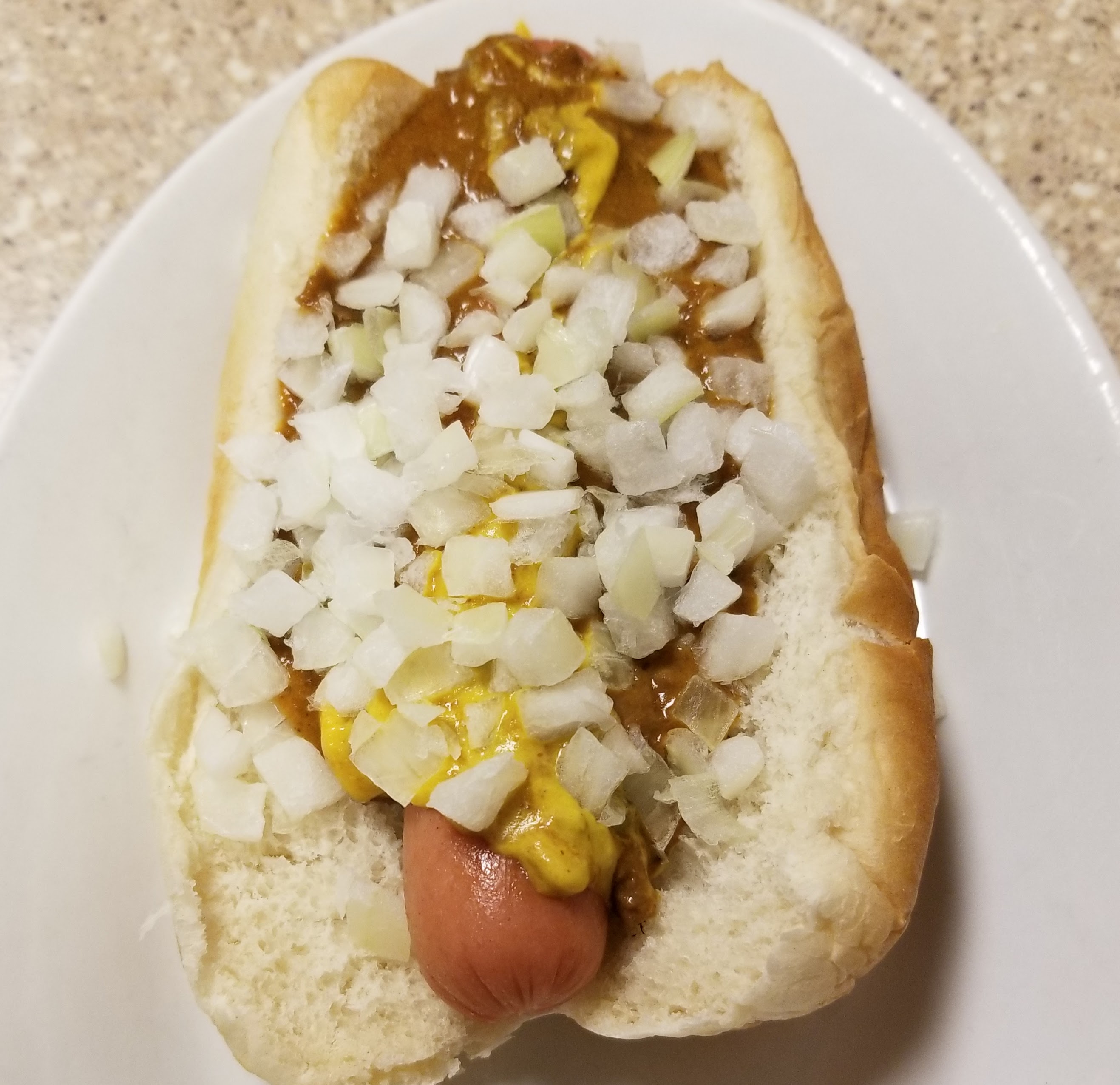 Detroit-style Coney dog
