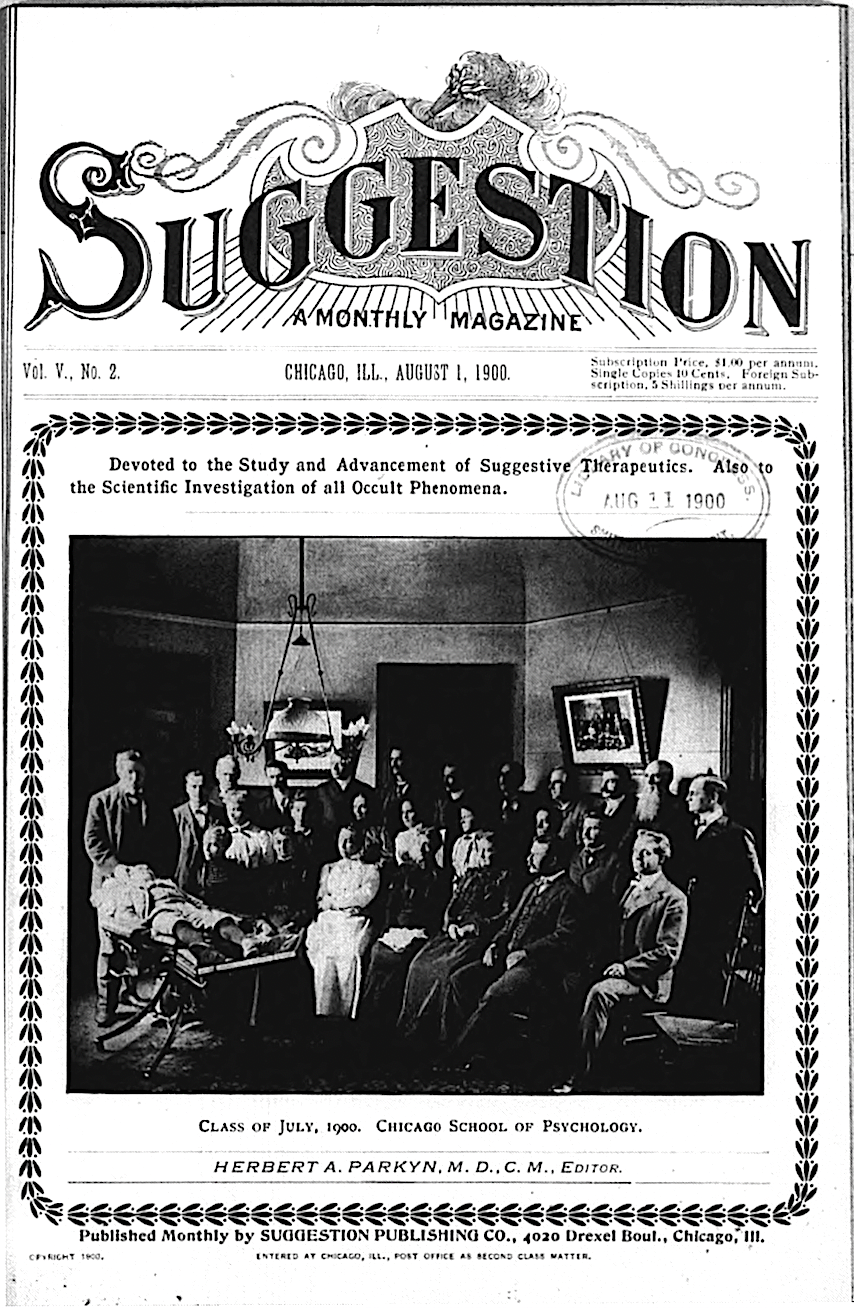 Suggestion magazine (Aug.1898-Nov.1906)