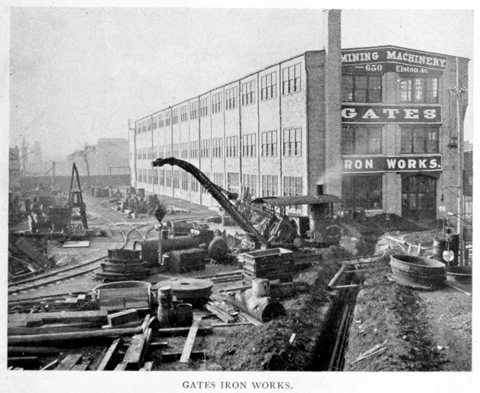 Gates Iron Works was started by P.W. Gates and would merge with Allis-Chambers.