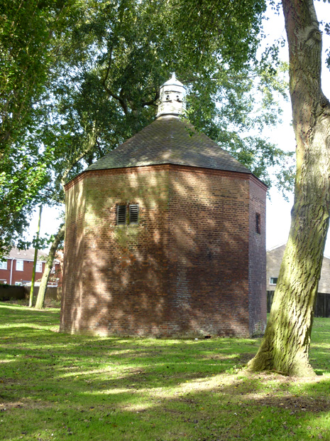 The surviving 17th-century Dovecote