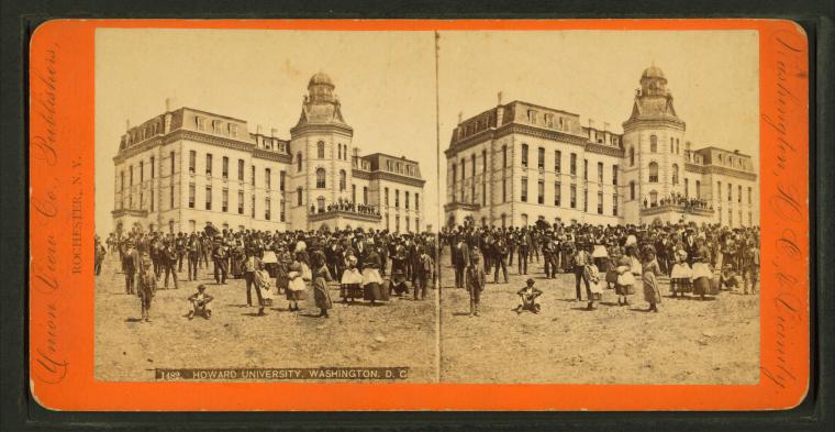 Howard University, example of an historically black college which black applicants would avoid mentioning