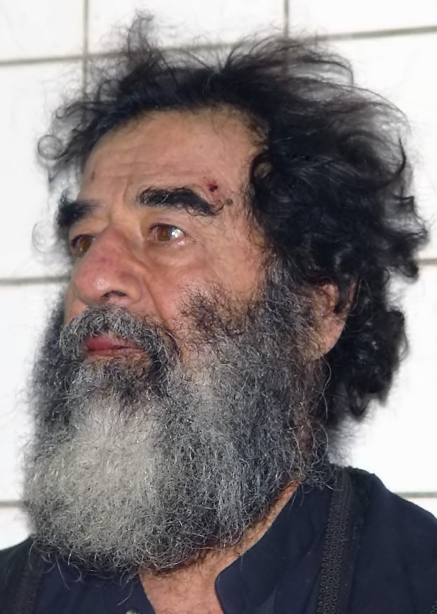 Saddam shortly after his capture.