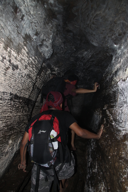 Inside the second cave.