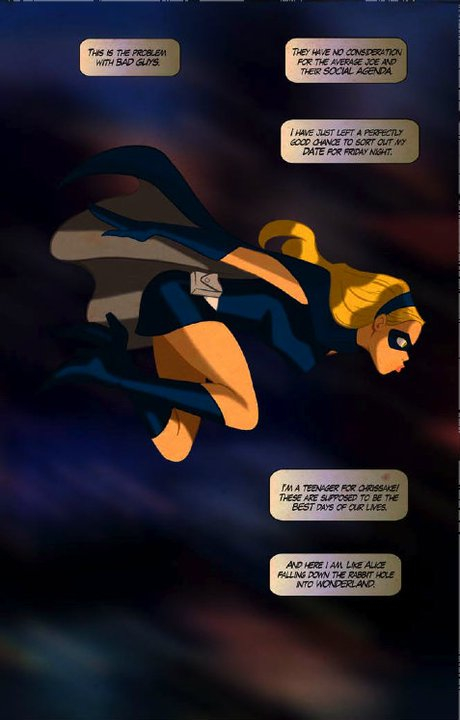  60's Crime Fighter The Blue Lotus created by Des Taylor