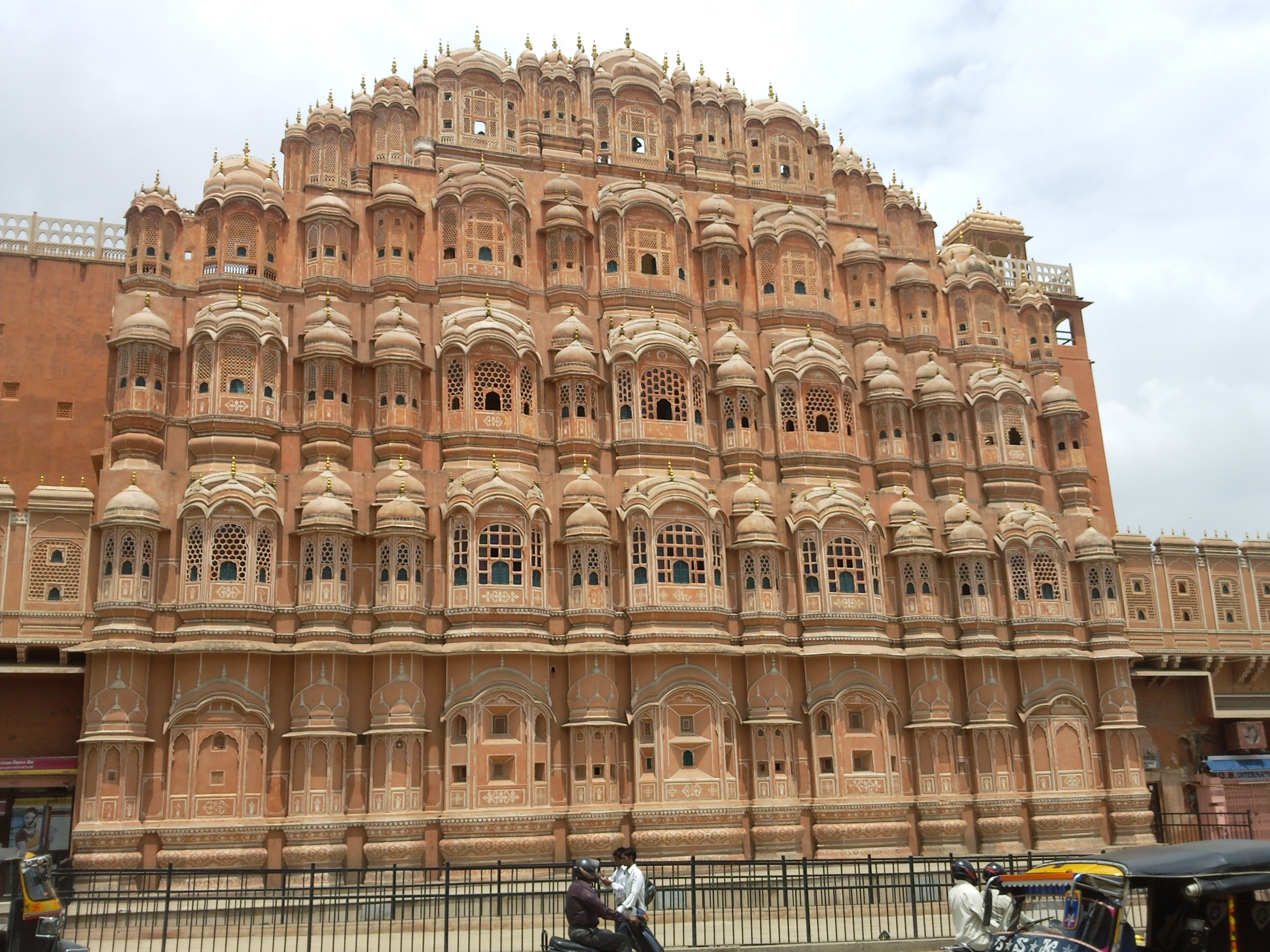 The Hawa Mahal, or Wind Palace, in Jaipur.