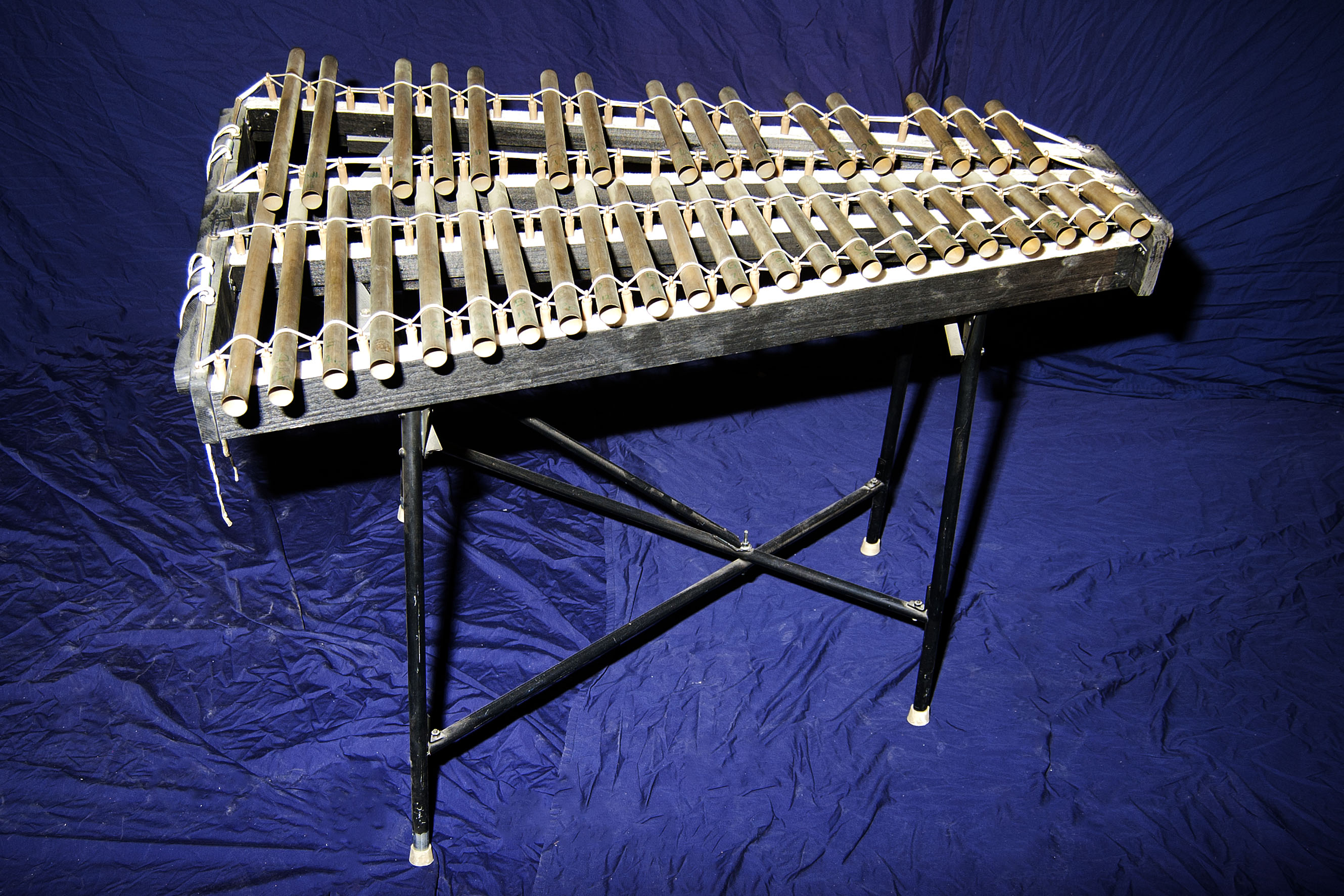 Brass Tube Pipe Gamelan, range C4-C7 (from Emil Richards Collection)