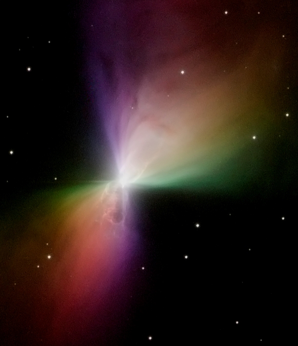 The Boomerang Nebula: A star being born via Z-pinch mechanism. The Boomerang Nebula: A star being born via Z-pinch mechanism.