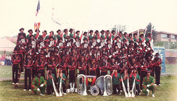 The Mighty Liberators on summer tour in 1975.