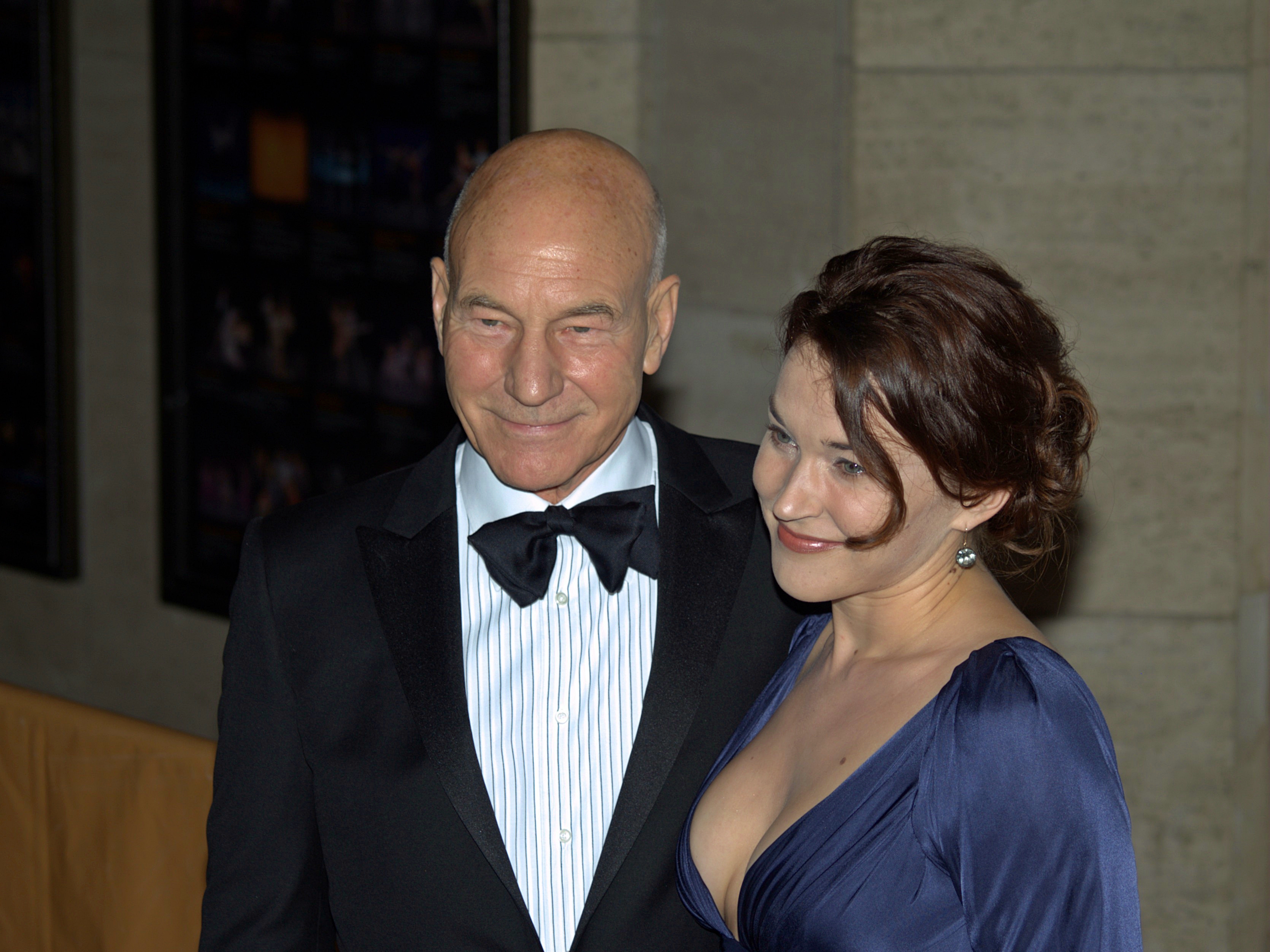 Sunny Ozell with Sir Patrick Stewart