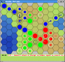 An example of a very small playfield, with just three players