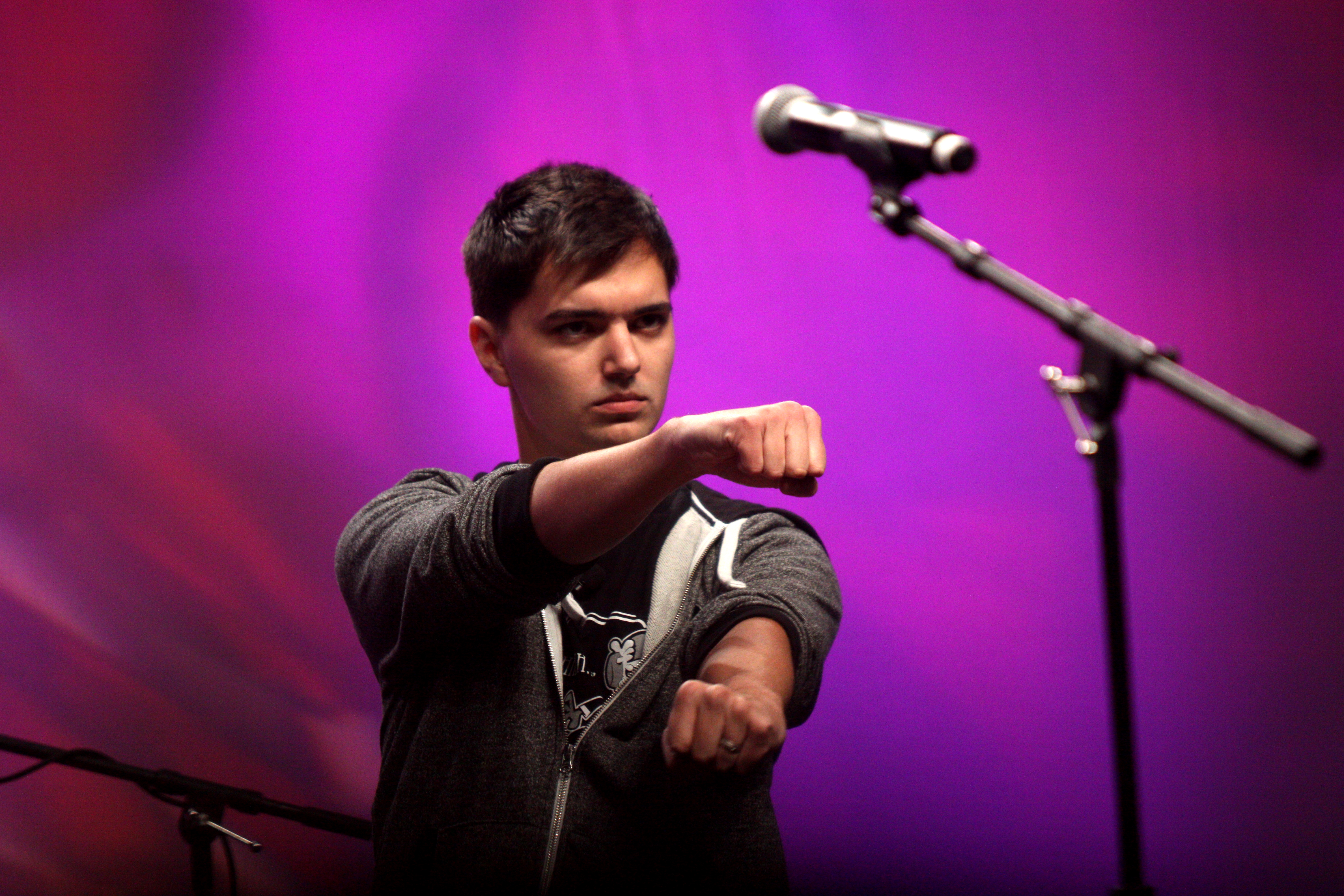 Morgan at VidCon 2012