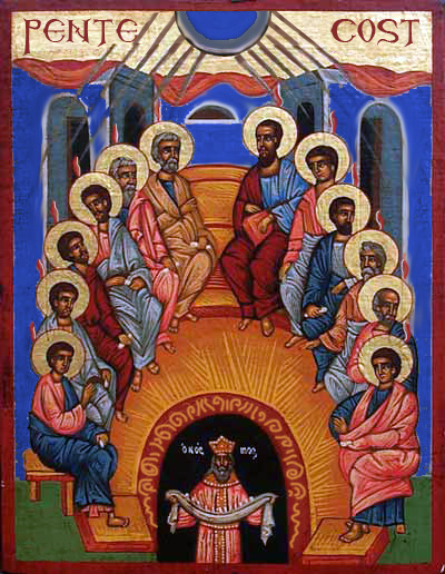 Pentecost: Pentecost and the Outpouring of the Holy Spirit.