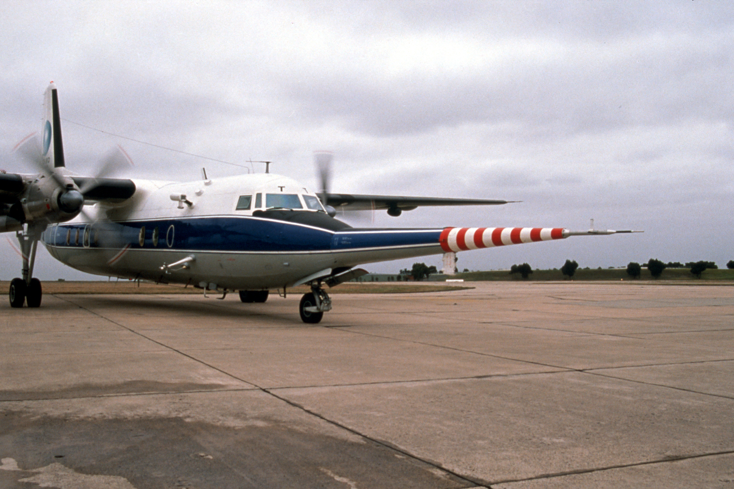 The special nosecone of this Australian aircraft measures temperature