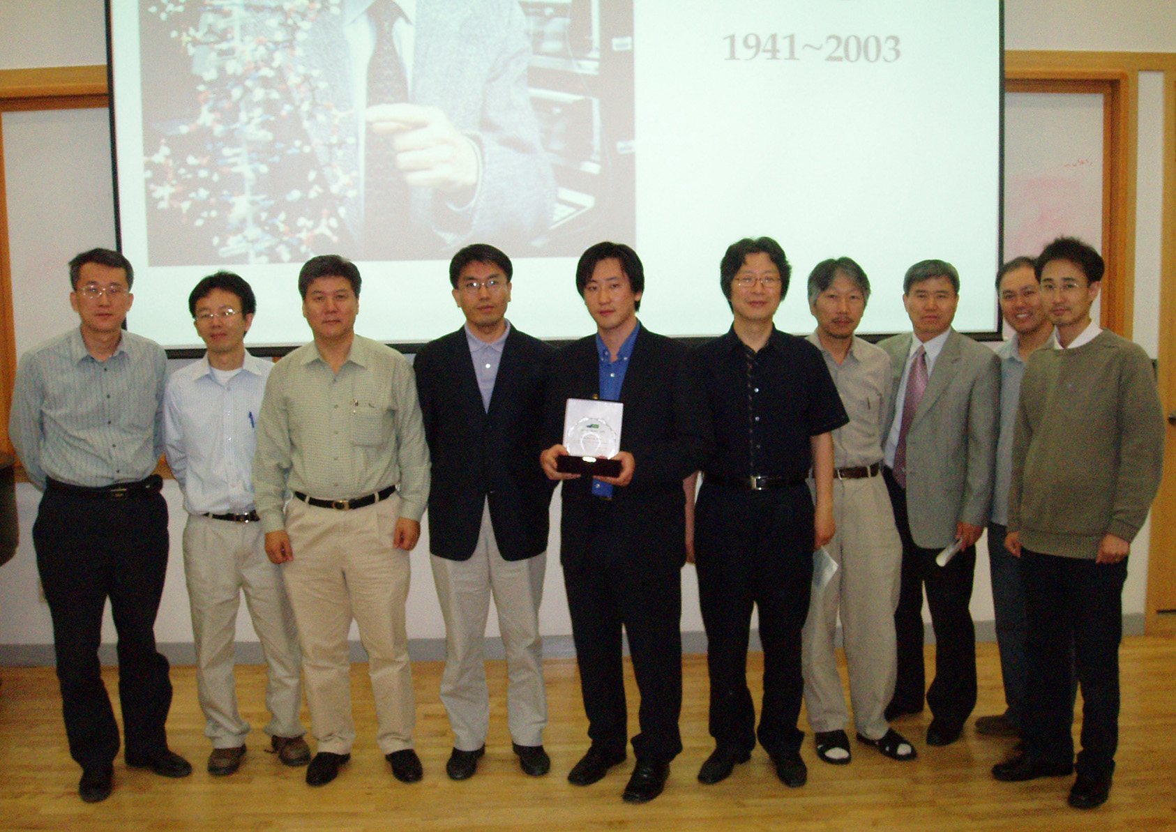 More 2006-2011 Ken Agarwal Award Korean Student Winner with faculty
